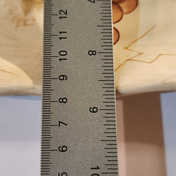 TableTops Gallery Cabernet Salad Plate Square Painted Grapes Design - Picture 7 of 7